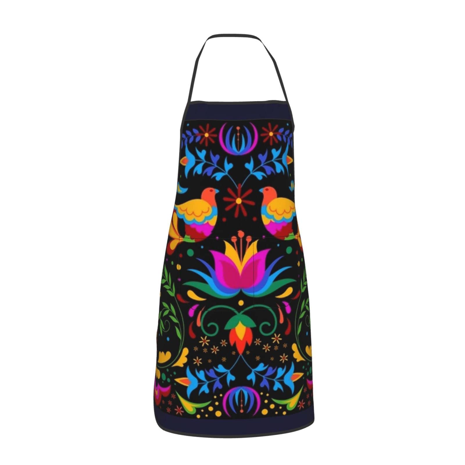 Senheol Day of the Dead apron care instructions for easy cleaning.