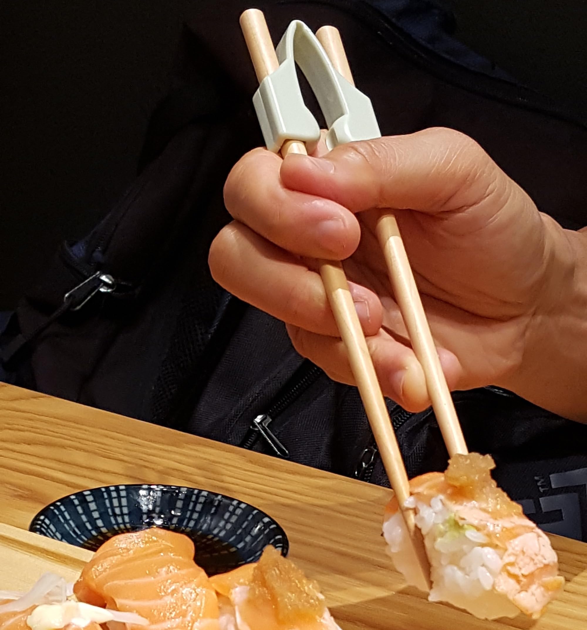 Senior ICare Chopstick Helper beginner-practice aids confident meals at home.