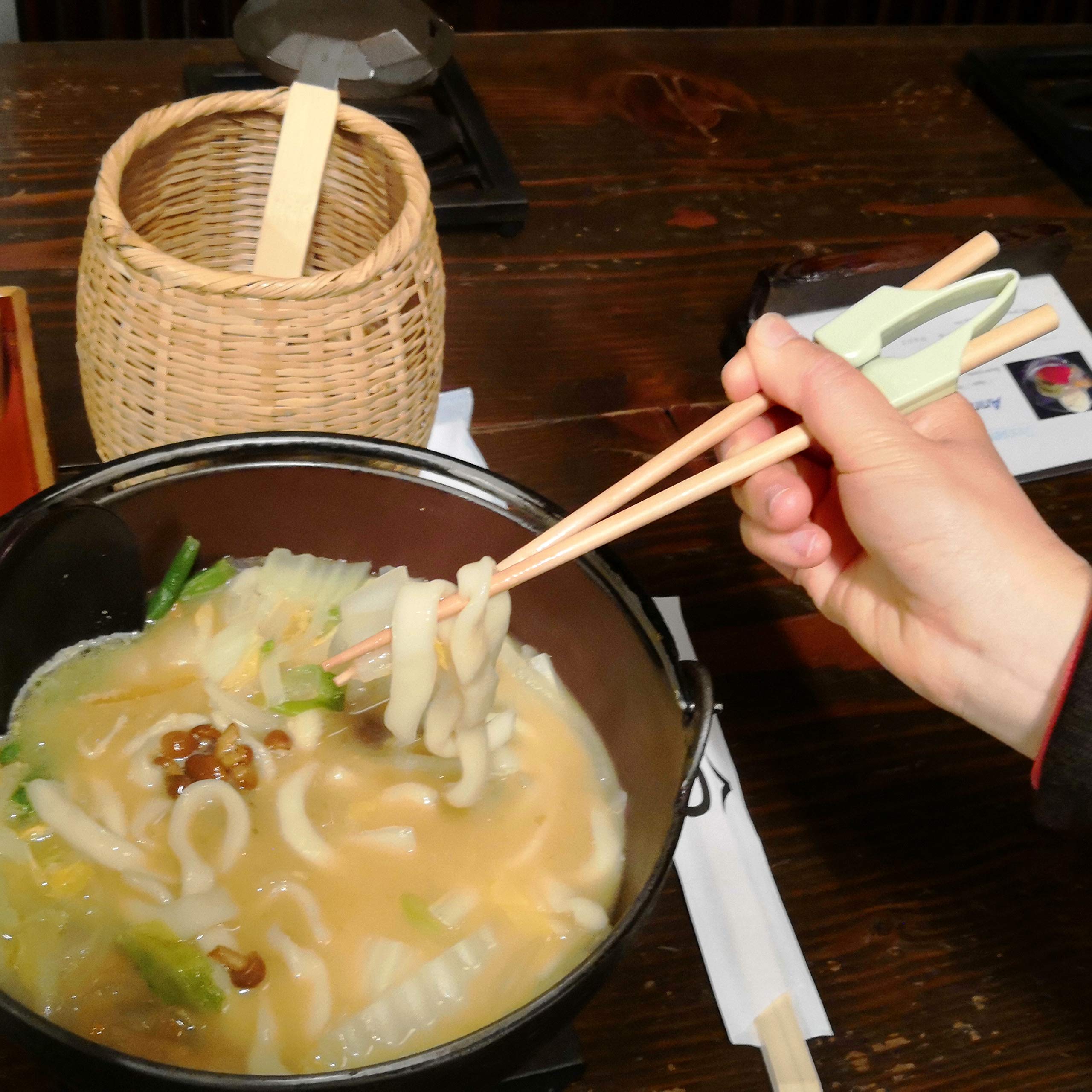 Senior ICare Chopstick Helper dishwasher-safe design simplifies cleanup after meals.