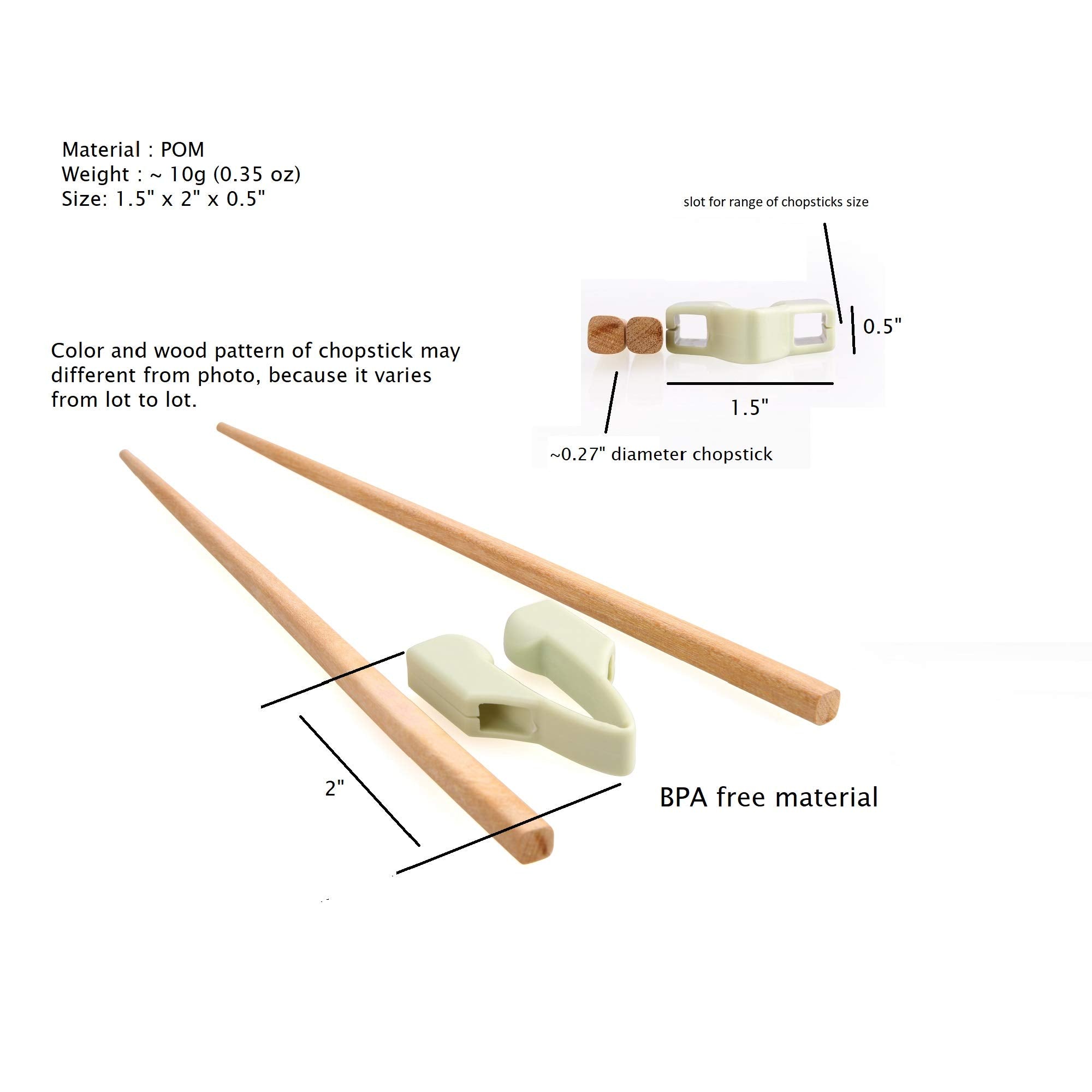 Senior ICare Chopstick Helper left-handed use supports inclusive dining.