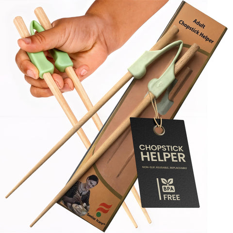 Senior ICare Chopstick Helper main shot shows beginner-friendly design improving dining confidence.