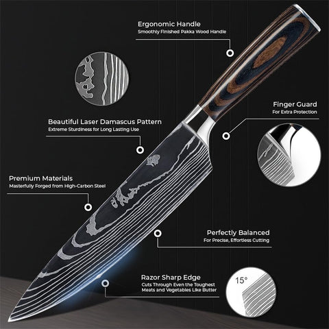 Senken Knives chef and santoku offer versatile prep-ready performance.