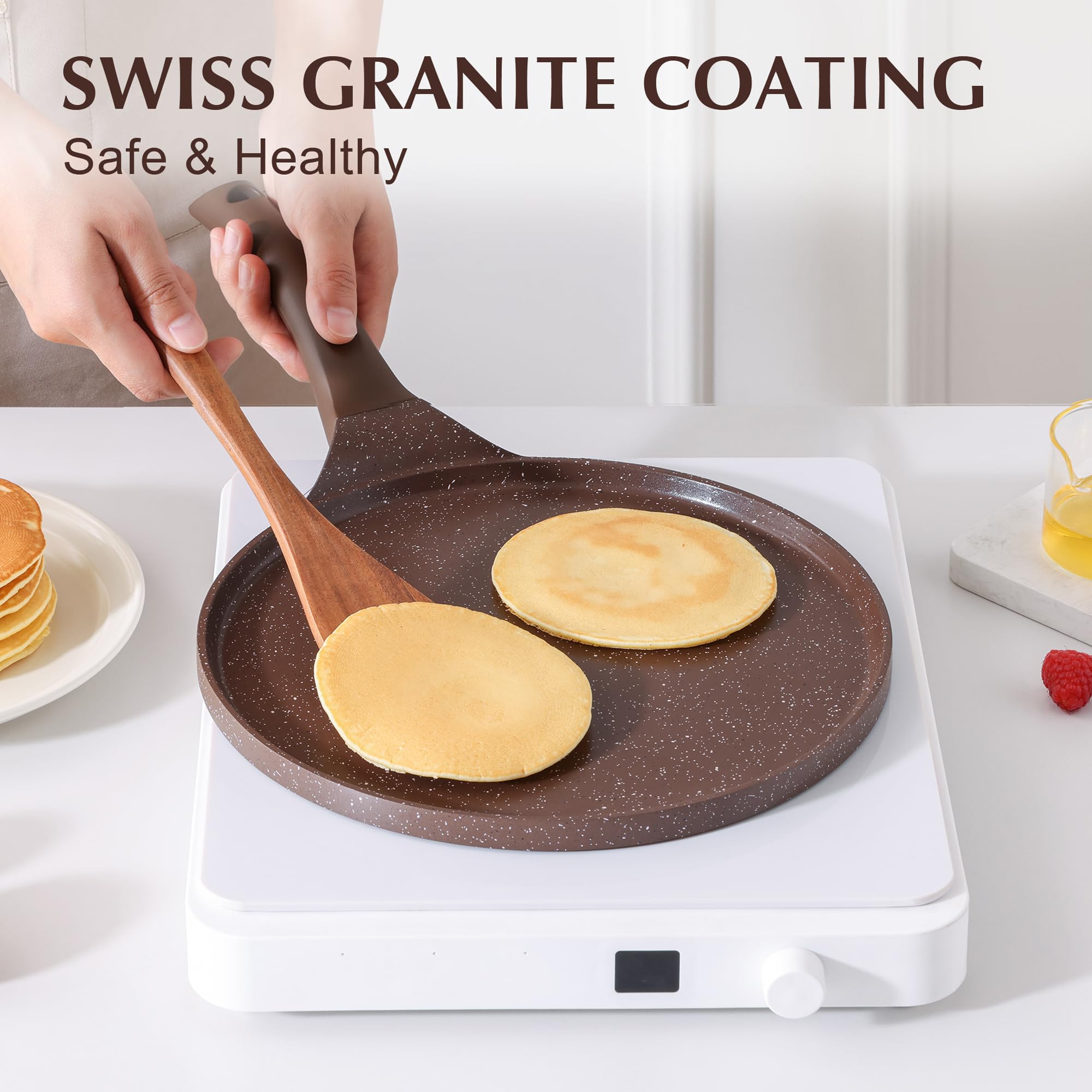 SENSARTE 10-inch dosa pan works on induction stoves with quick heating