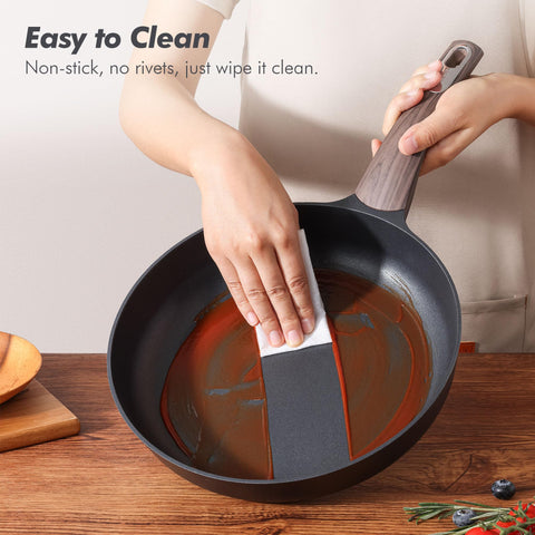 Sensarte 11-inch frying pan ideal for larger meal prep.
