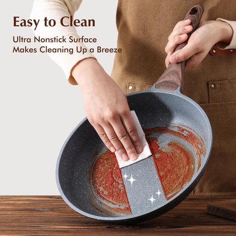 SENSARTE 12.5-inch nonstick pan great for family pancakes and large servings