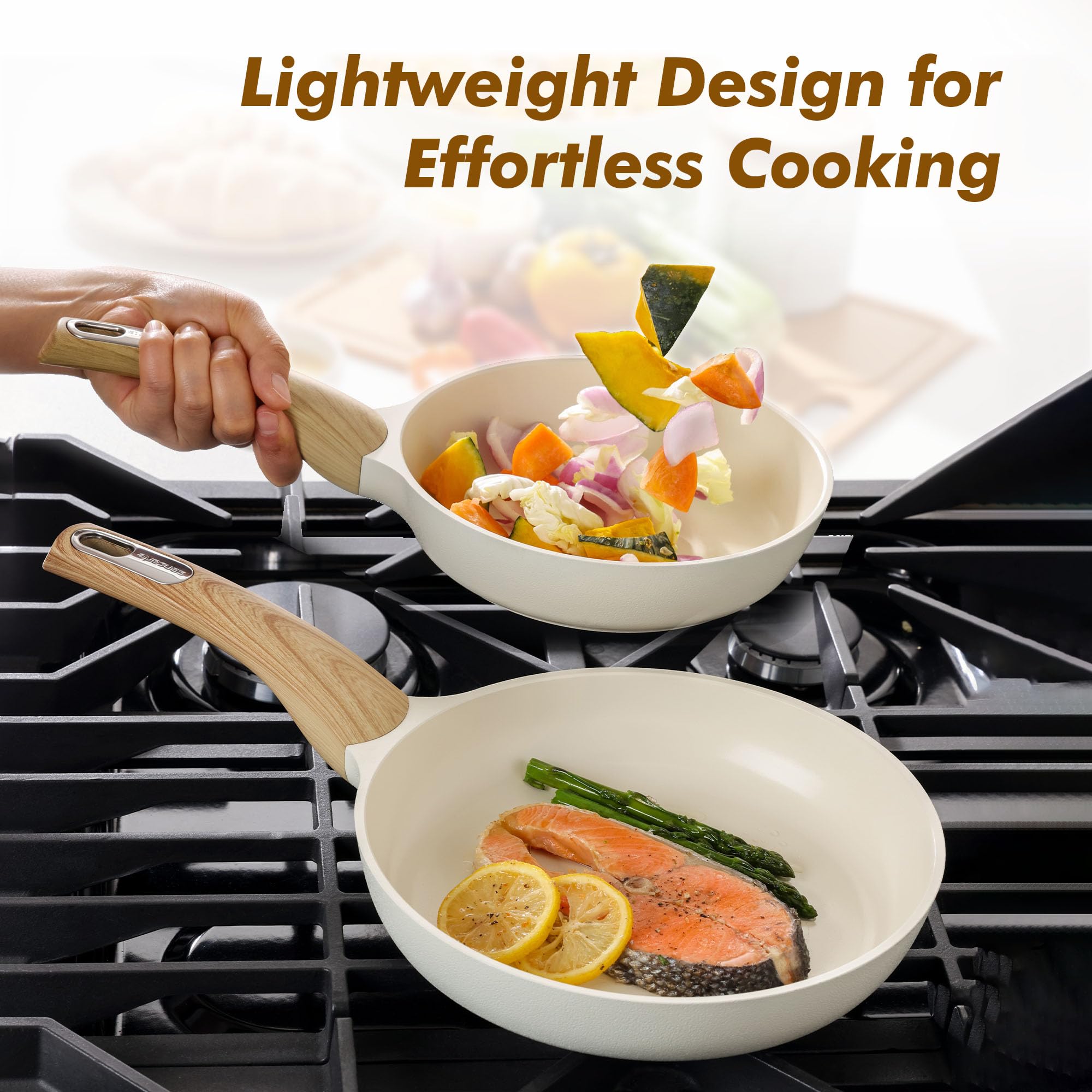 Pan on induction stove—efficient heating with Sensarte