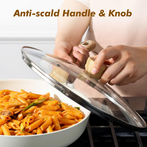 Cooking vegetables with minimal oil in the Sensarte pan