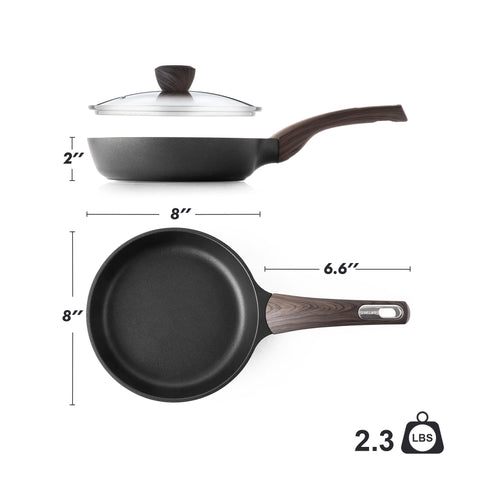 SENSARTE compact kitchen pan ideal for small spaces and apartments