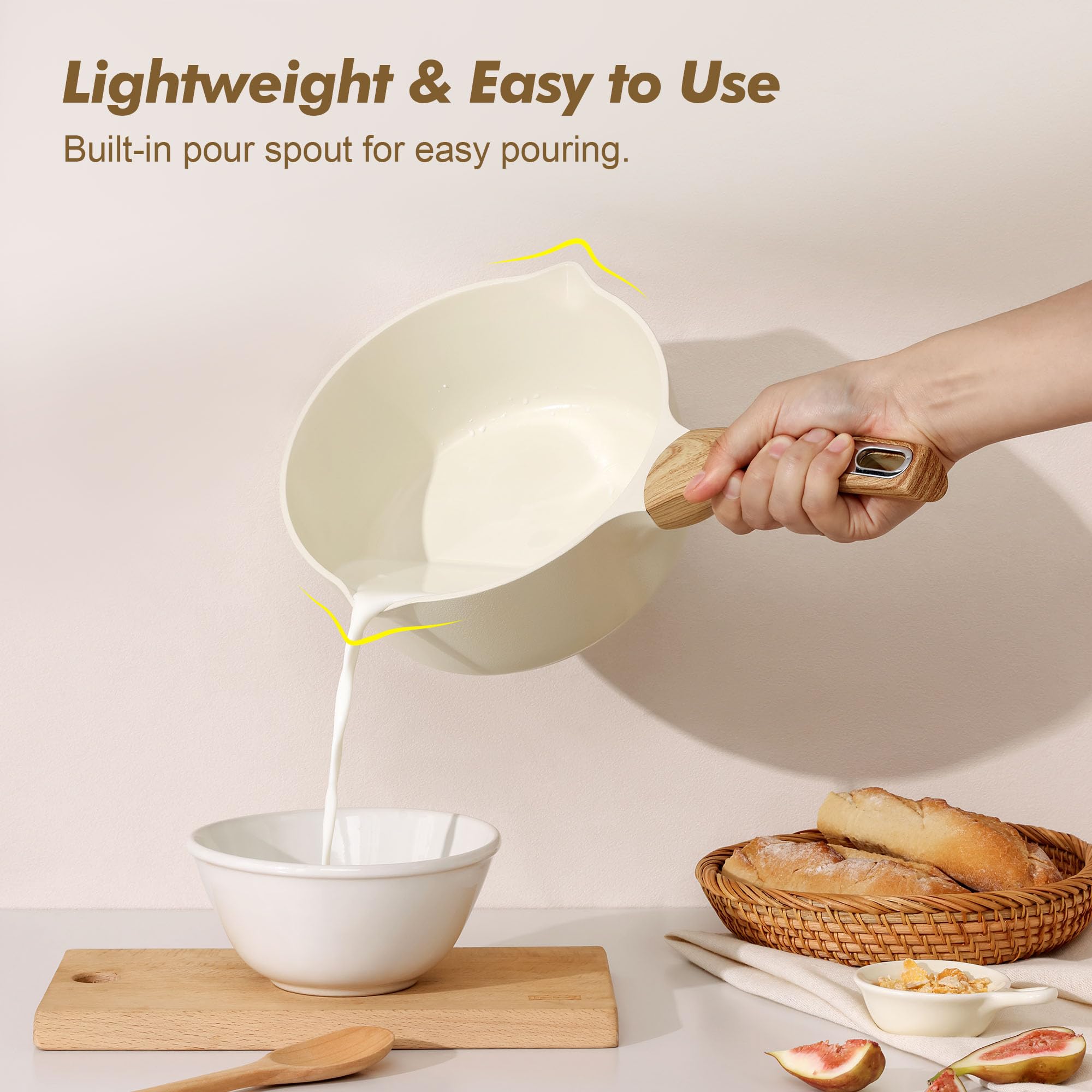 SENSARTE die-cast aluminum base heats quickly and evenly