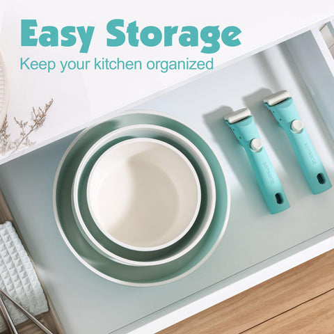 SENSARTE dishwasher-safe cookware for quick cleanup after meals.