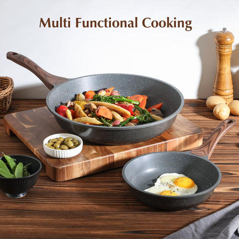SENSARTE dishwasher-safe pan for simple post-cook cleanup.