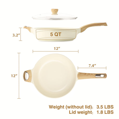 SENSARTE easy-clean surface helps quick cleanup after cooking.