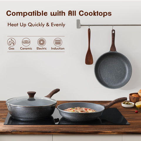 SENSARTE easy-clean granite surface, quick wipe-down after cooking