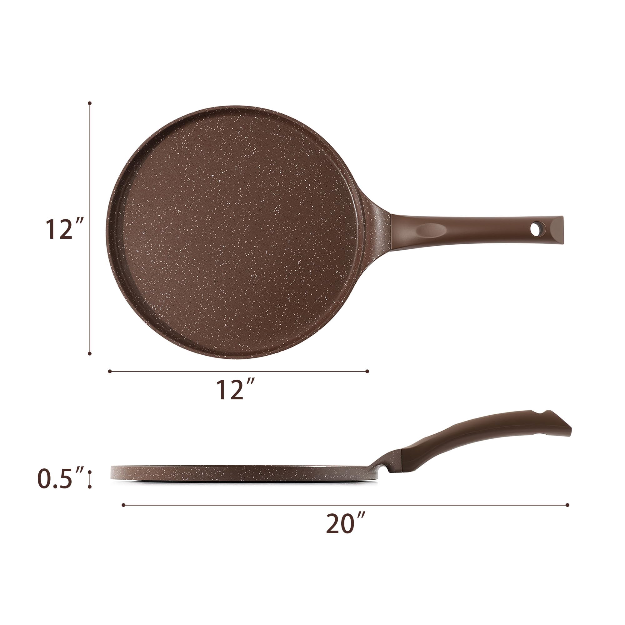 SENSARTE easy-clean nonstick surface simplifies washing after cooking