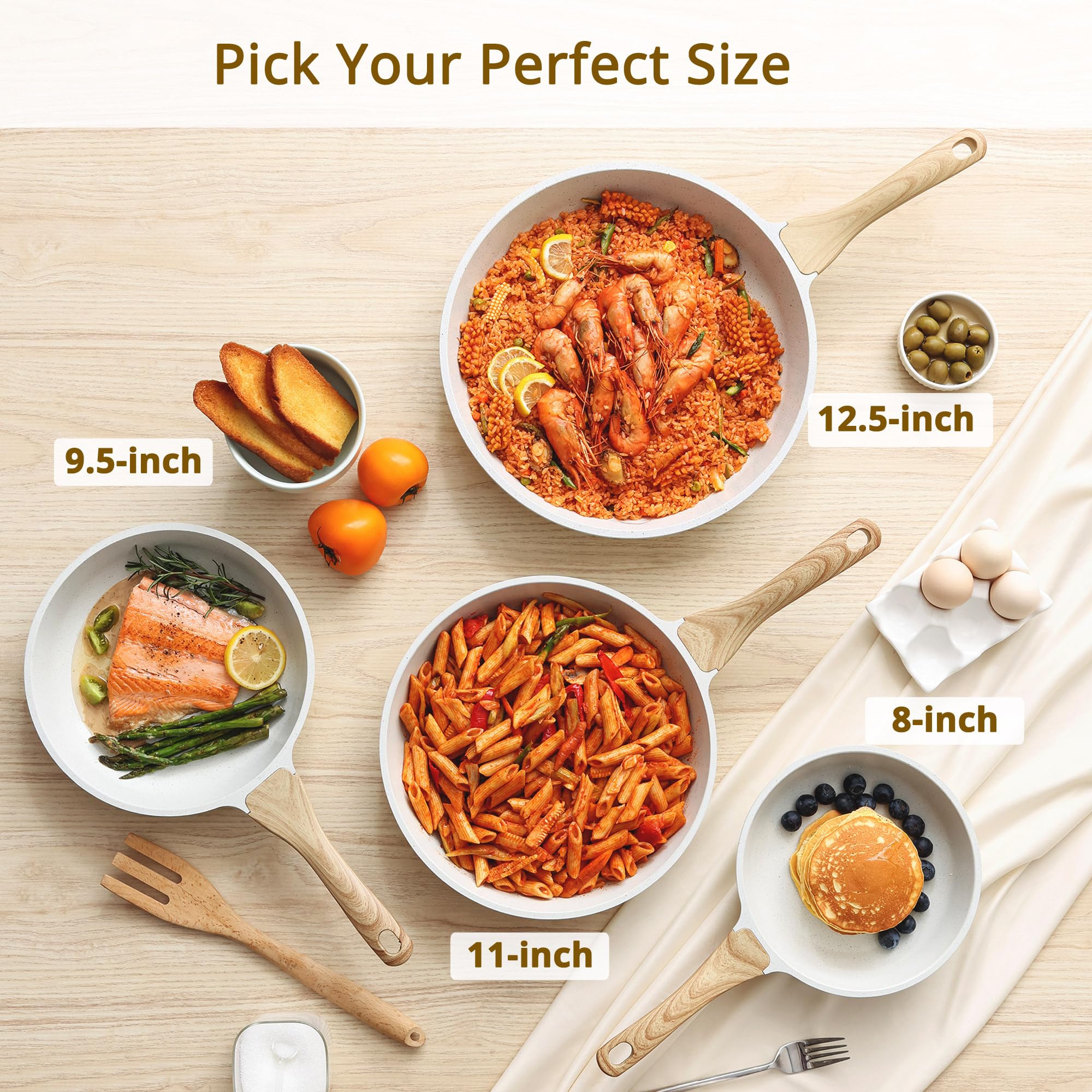 SENSARTE easy-clean surface lets you wipe away residues quickly after cooking.