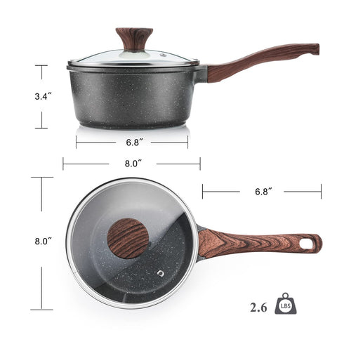 Sensarte nonstick interior makes cleanup quick and easy.
