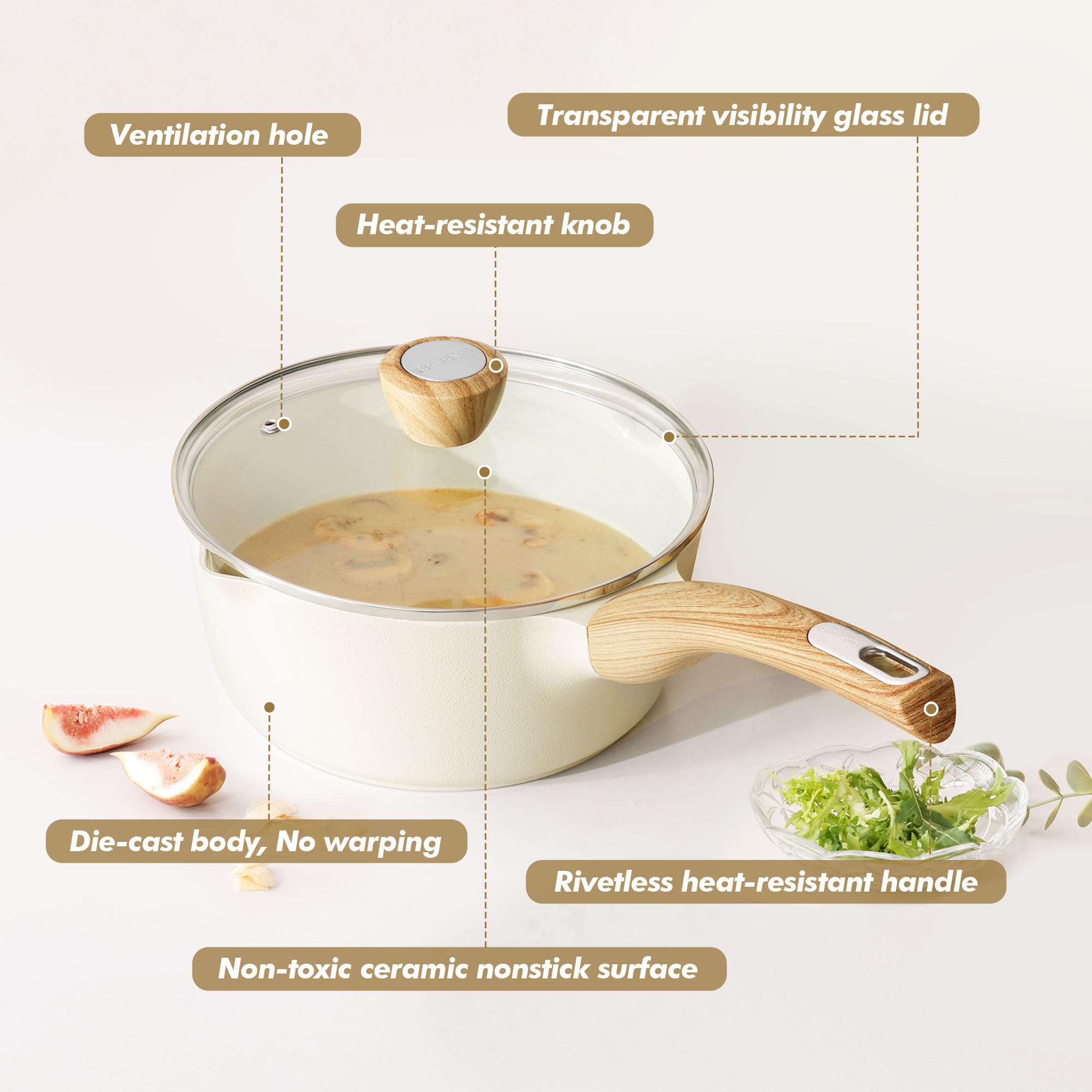 SENSARTE explosion-proof glass lid offers visibility and splash control