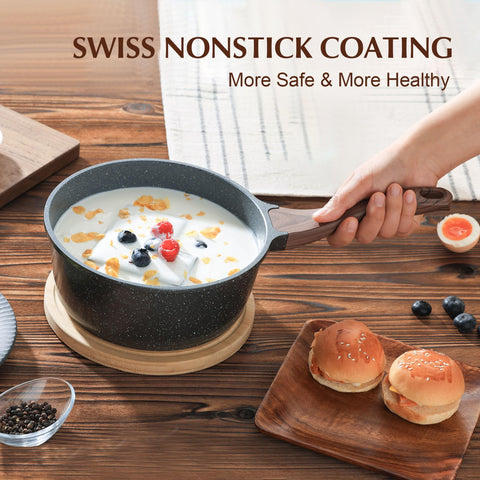 SENSARTE glass lid lets you monitor simmering without lifting.