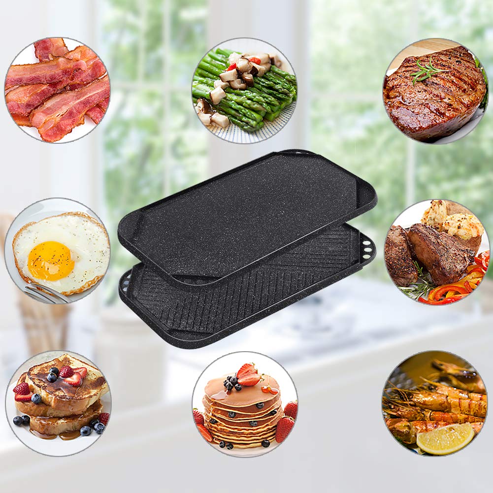 SENSARTE fits two burners for indoor and outdoor cooking.