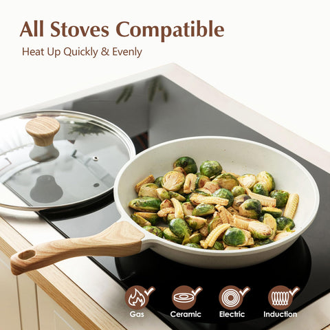 SENSARTE heat-resistant Bakelite handle stays cool during use.