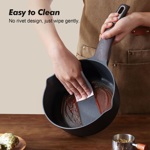 Sensarte induction compatible base heats quickly and evenly on all cooktops
