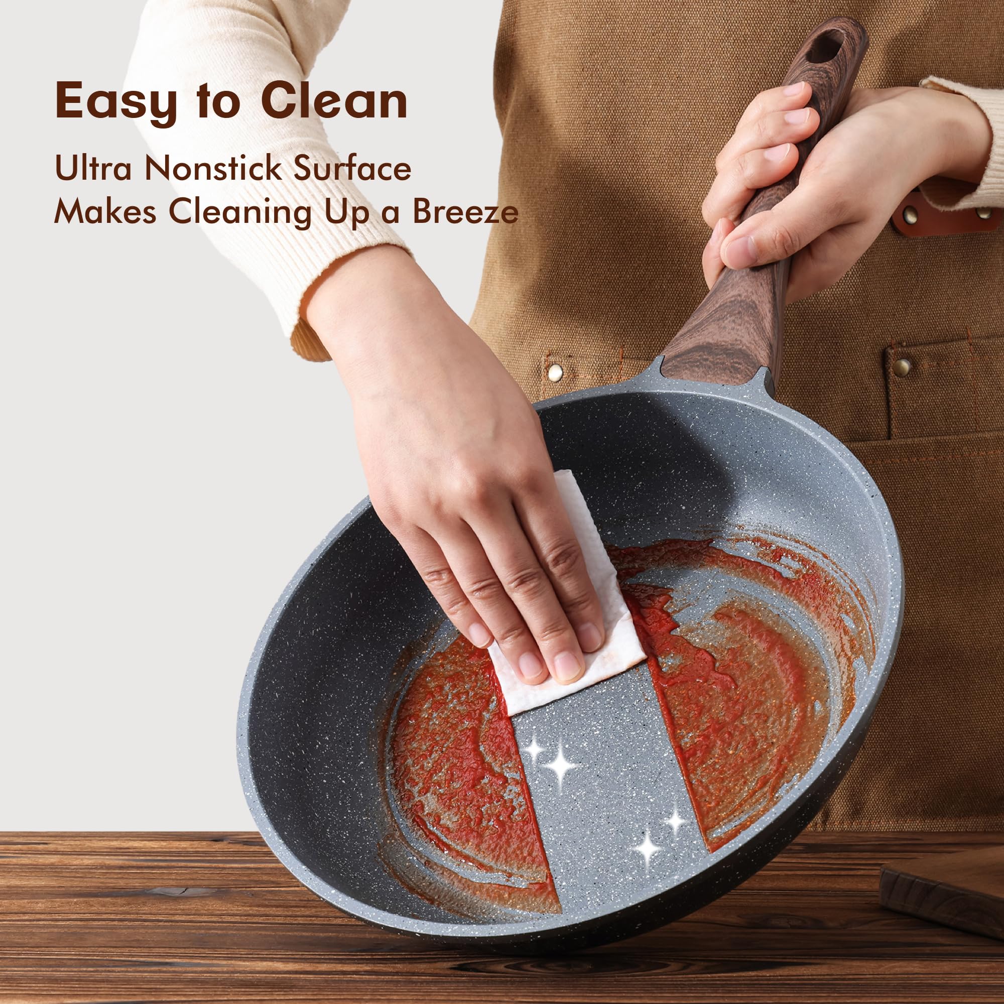 SENSARTE induction-ready base shown for universal cooktop compatibility.