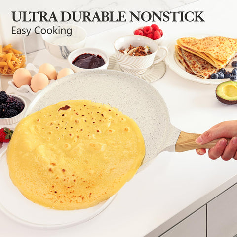 Sensarte induction-compatible base for versatile stovetop performance.