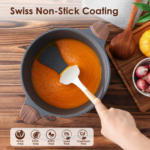 SENSARTE induction-compatible base heats evenly on all stoves