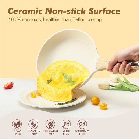 SENSARTE induction-compatible bottom ensures even heating