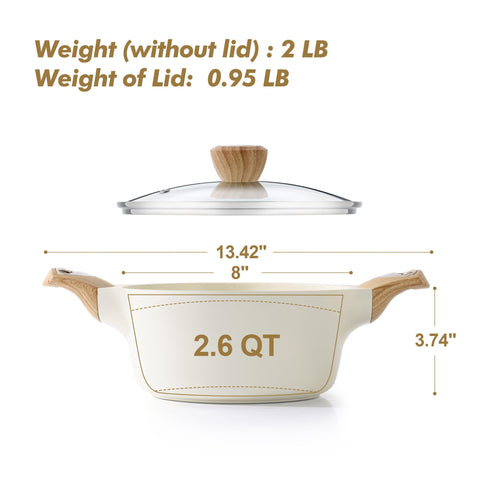 SENSARTE induction-compatible stock pot works on all cooktops