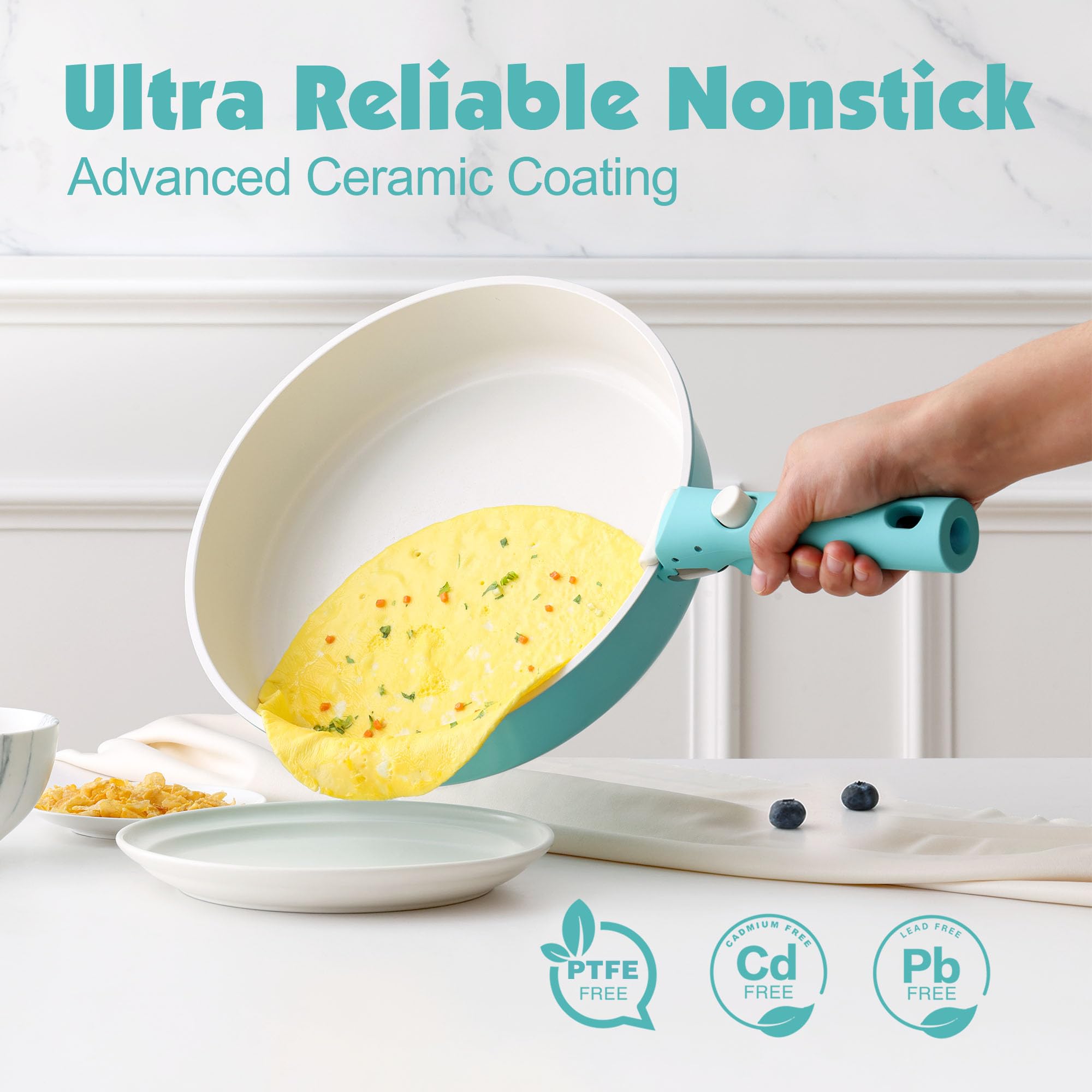 SENSARTE induction-ready base delivering even heat on all stoves.