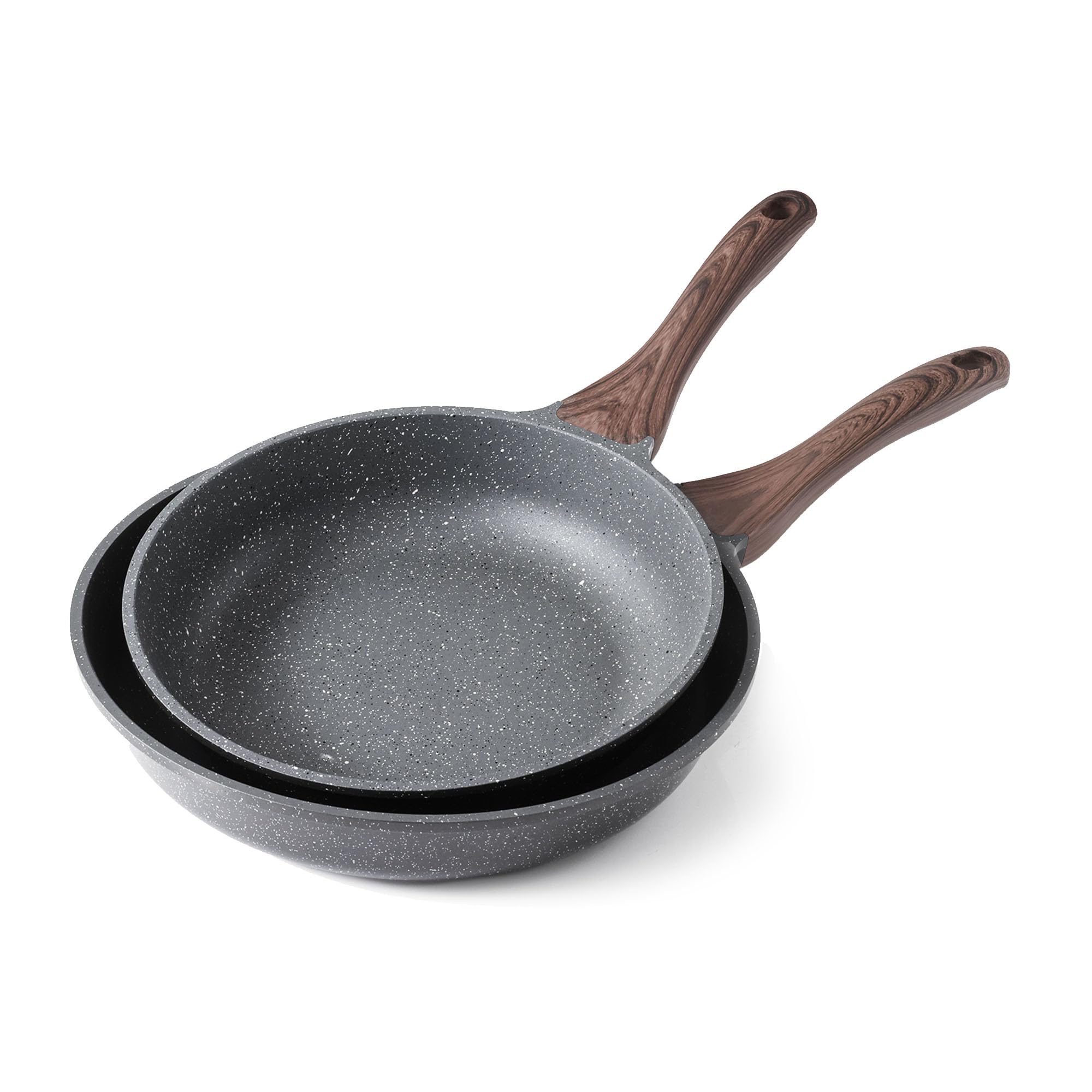 SENSARTE 10-inch nonstick frying pan with easy egg release for omelets.