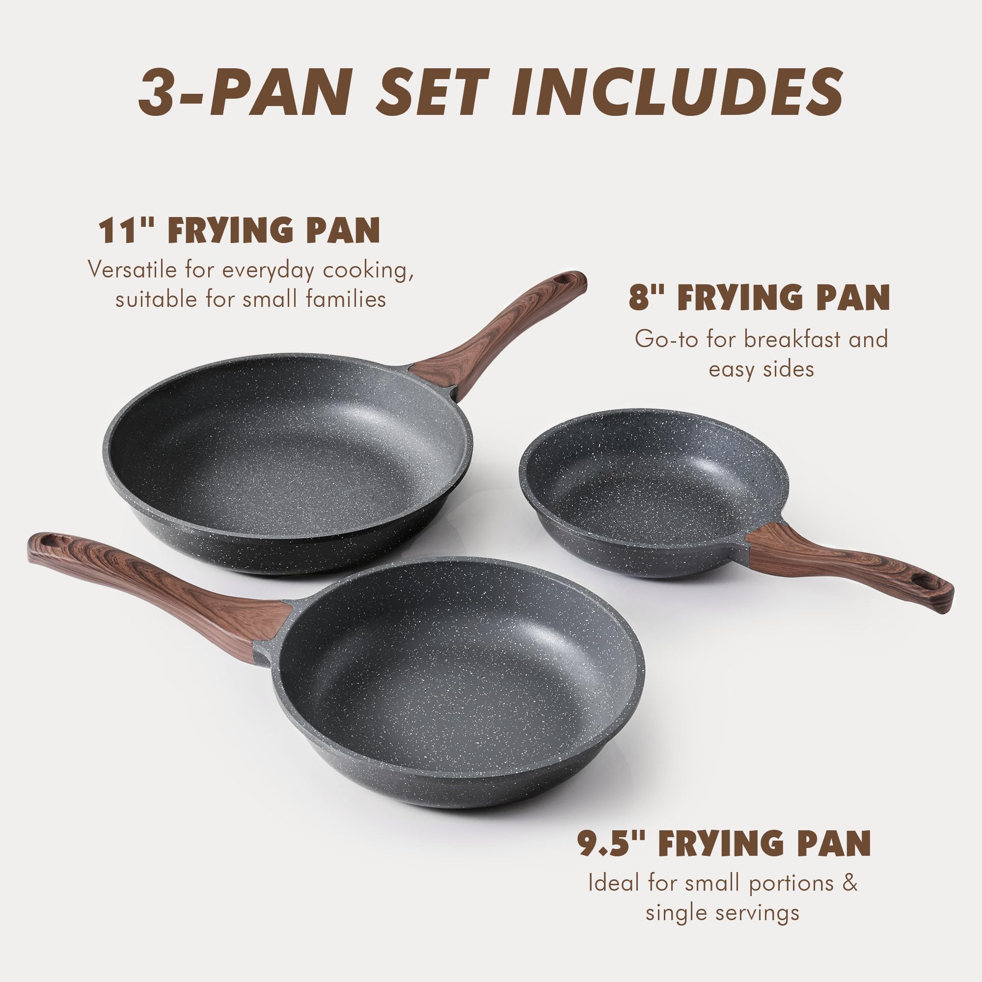 SENSARTE 11-inch skillet excels at flipping pancakes and searing proteins.