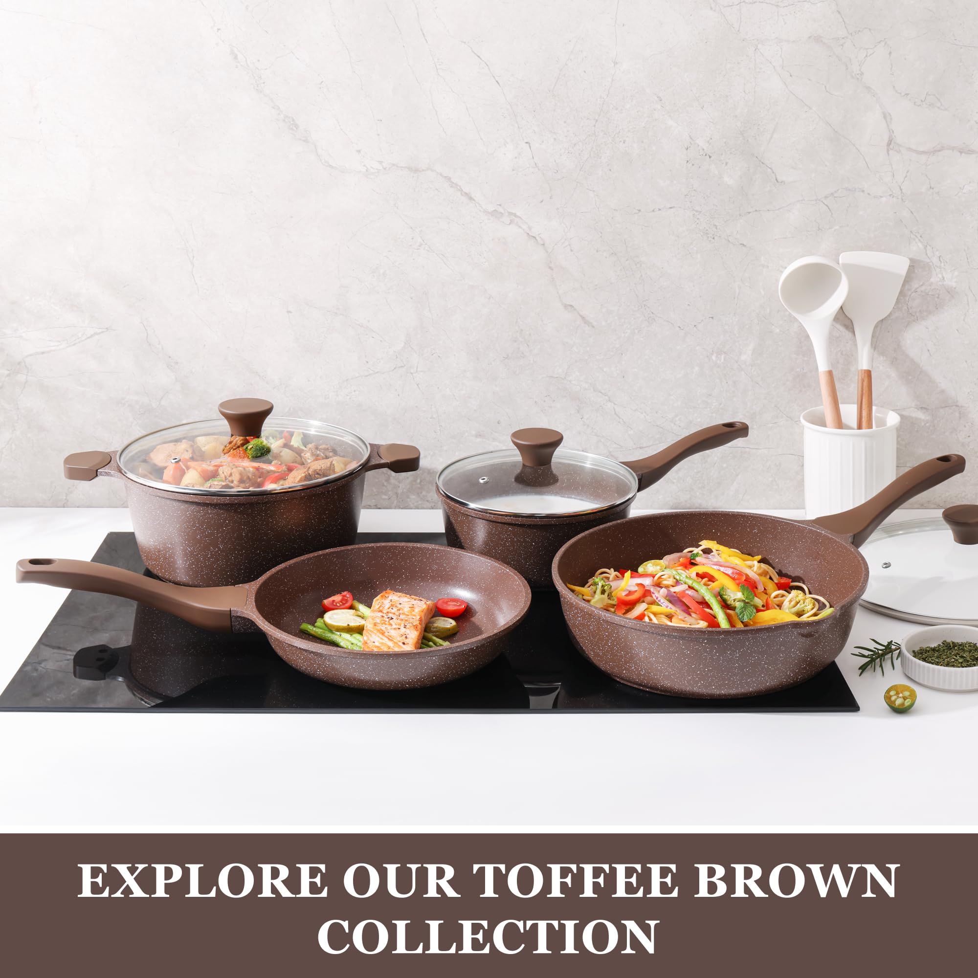 Sensarte nonstick pan offers quality assurance and reliable service.