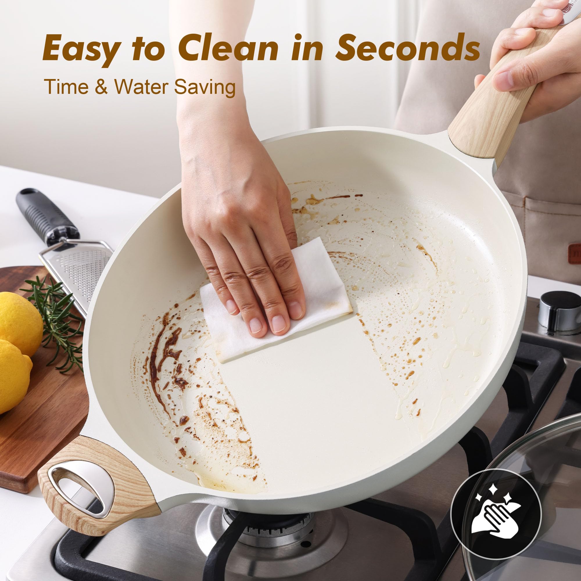 SENSARTE rivet-free interior simplifies cleaning and food release