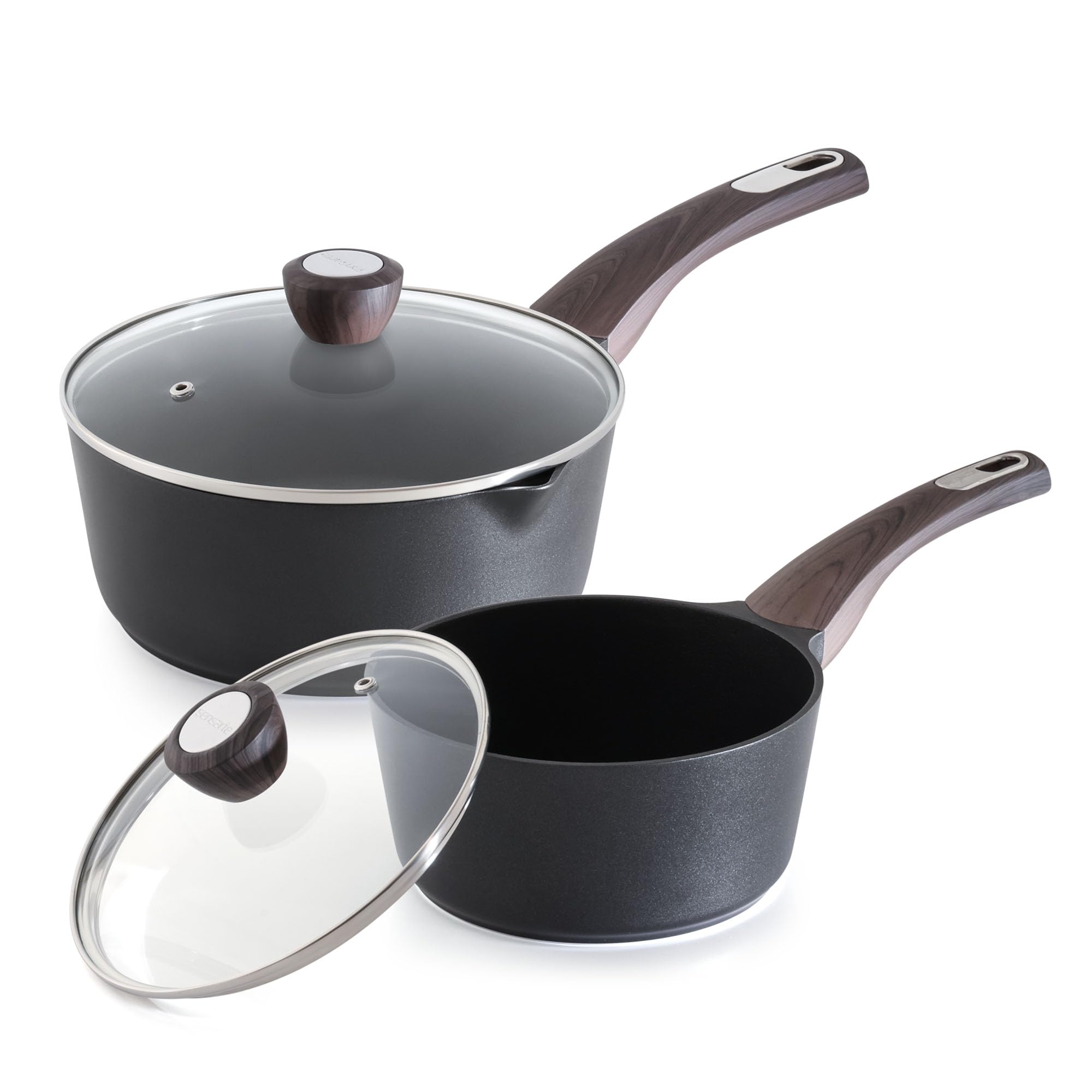 SENSARTE 2.0/3.0 quart saucepan set with lid for versatile cooking