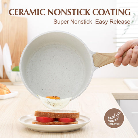 SENSARTE stay-cool handle keeps your grip safe while cooking sauces and soups