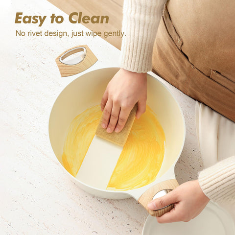 SENSARTE stainless steel base delivers fast, even heating on any stove