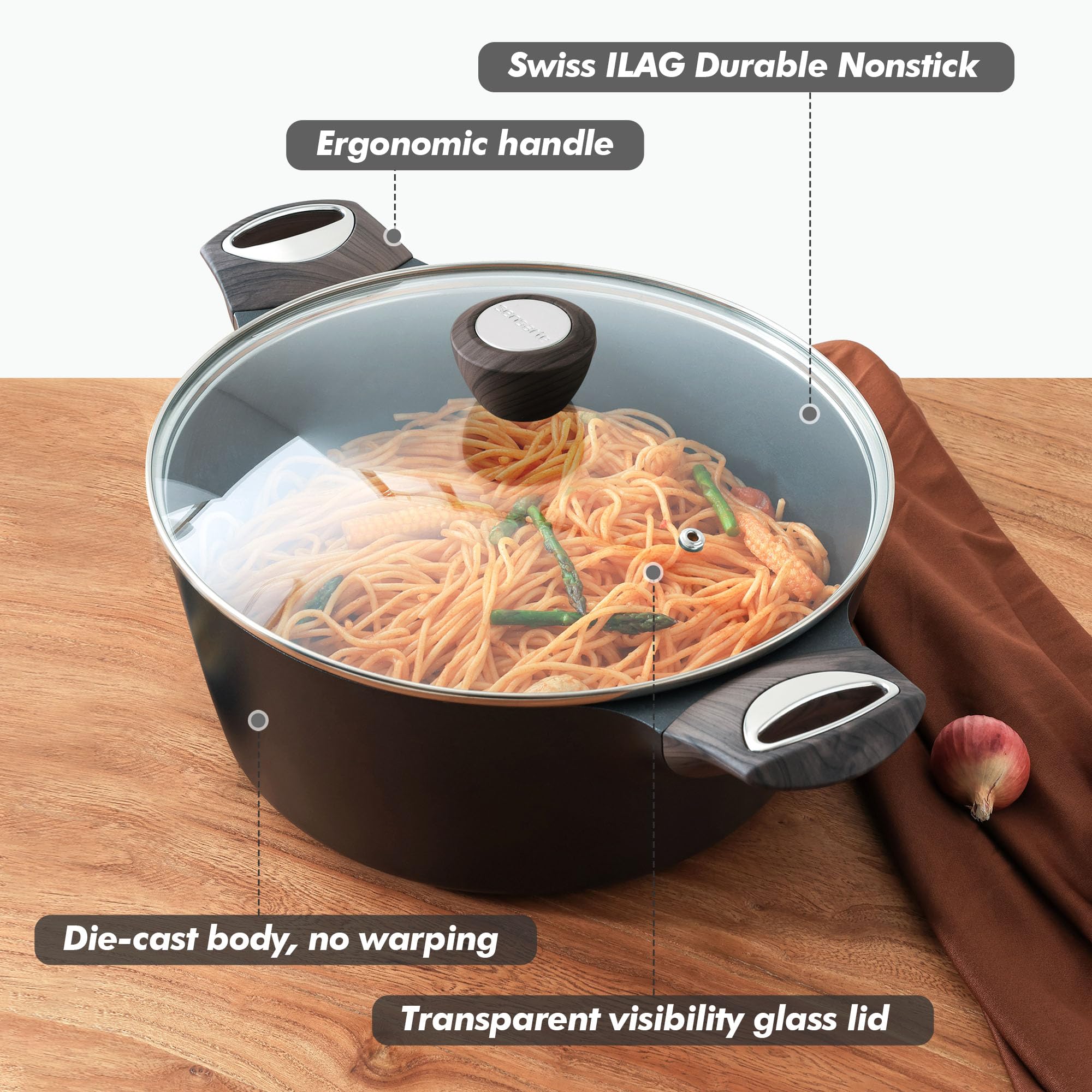 SENSARTE easy-clean design makes hand washing quick.