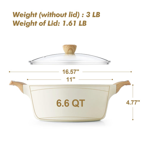 Sensarte explosion-proof glass lid on stock pot for clear, safe monitoring.