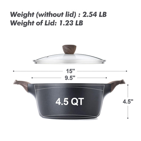 SENSARTE multi-size qt options let you choose the right pot.