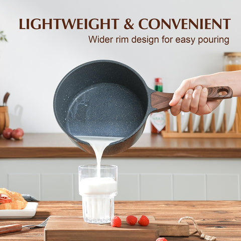SENSARTE induction-ready base provides fast, even heating.