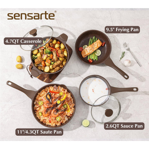 SENSARTE tempered glass lid lets you monitor progress