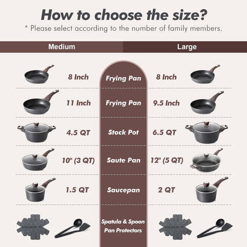 Sensarte utensil set included for handy kitchen prep.