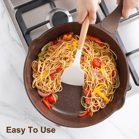 Packaging image of SENSARTE utensils with wooden handles.