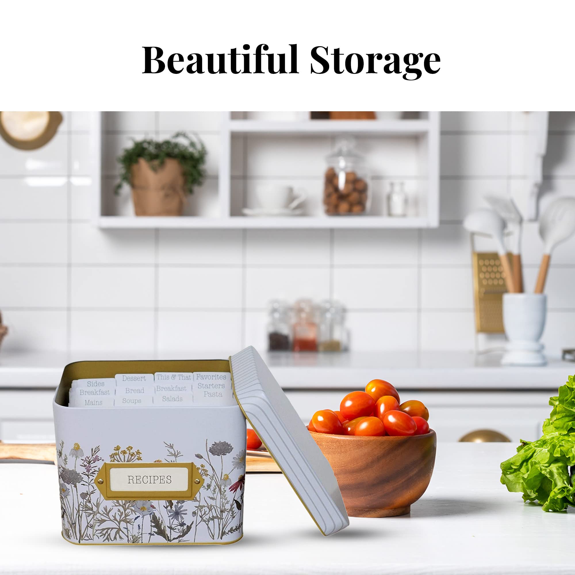 SENSORY4U inner organizer keeps recipes protected from spills.