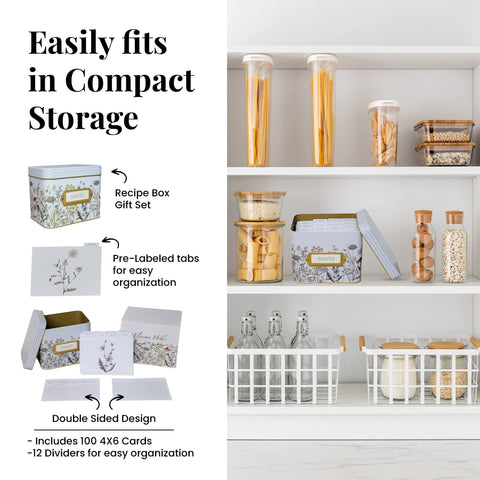 SENSORY4U compact kitchen storage solution fits on shelves.