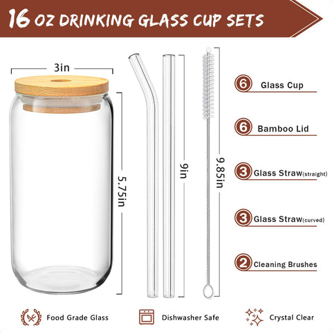 SENTVEND glass straw close-up highlighting clarity and reusability.