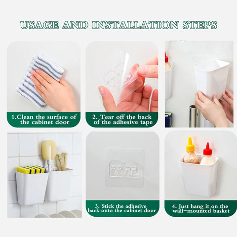 Senylanhxy bathroom toiletries holder on wall offers quick access and tidy counters.