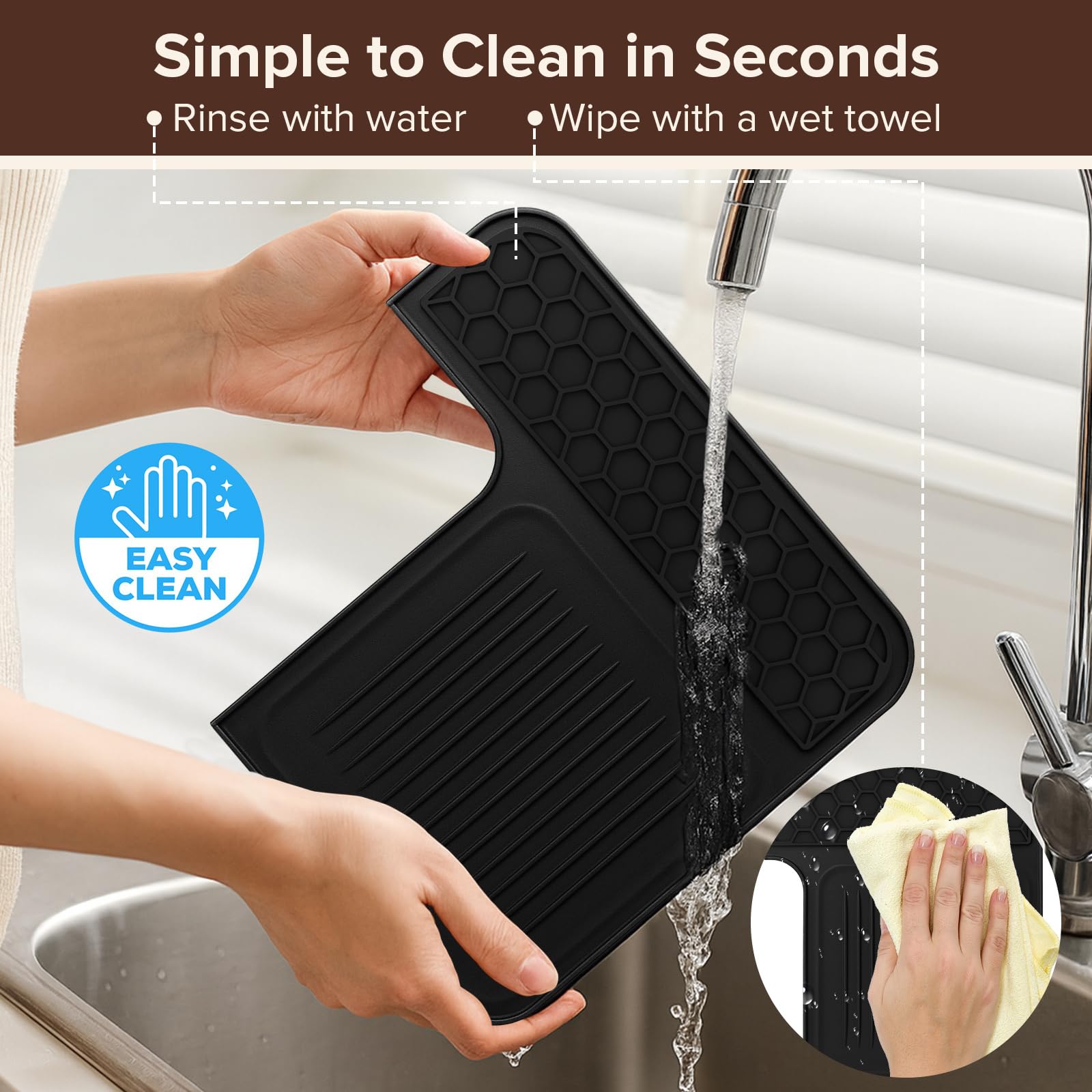 SEOIMU Ninja Luxe top mat doubles as storage for tampers and jugs
